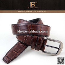 Grande ceinture de matériel en gros cuir véritable ceinture de crocodile